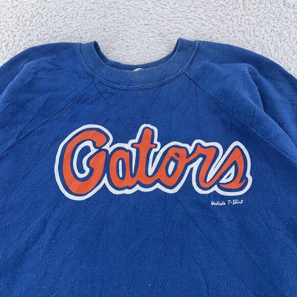 Vintage Florida Gators Sweater Mens M NCAA Basketball Script College 90s - Picture 1 of 10